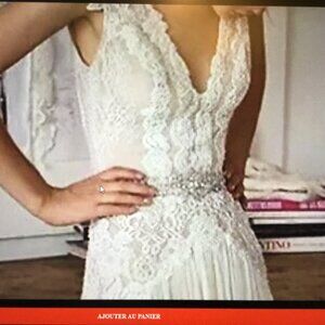 Boho weeding dress
